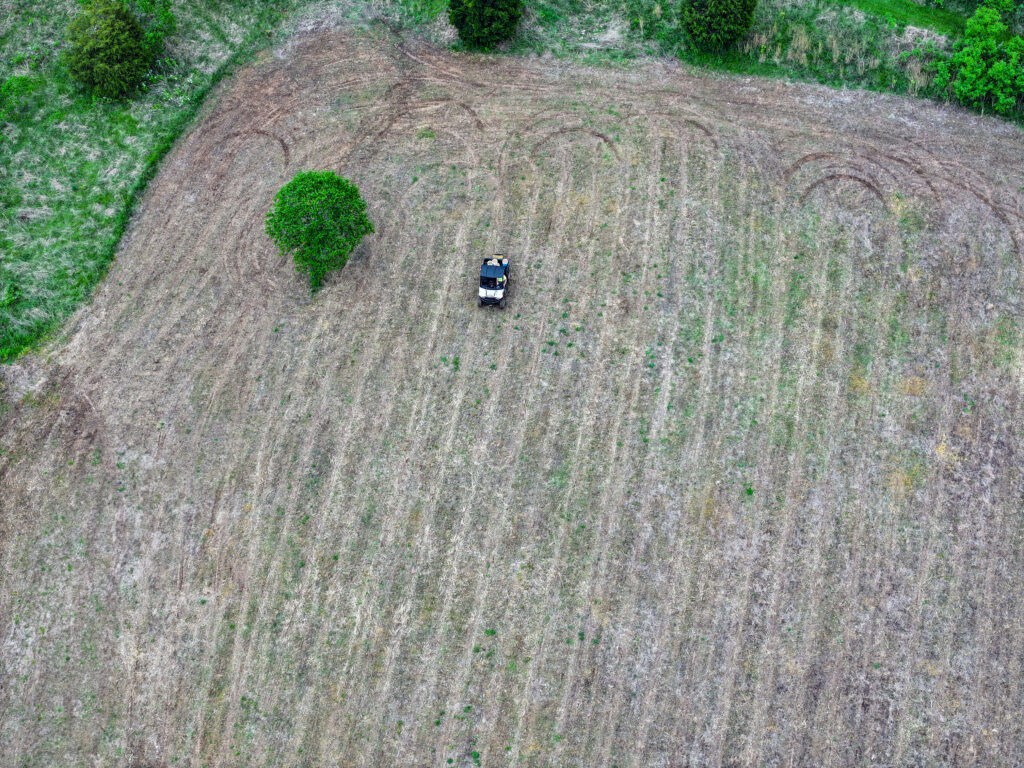 fertilizing a wildlife food plot